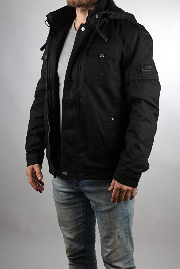 5671 Slim Fit Mont Siyah - 1