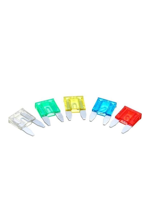 Mini Bıçak Sigorta Seti 20 Adet (4'er Adet 10 15 20 25 30 Amper) Araba Elektrik Sigortası Set - 1
