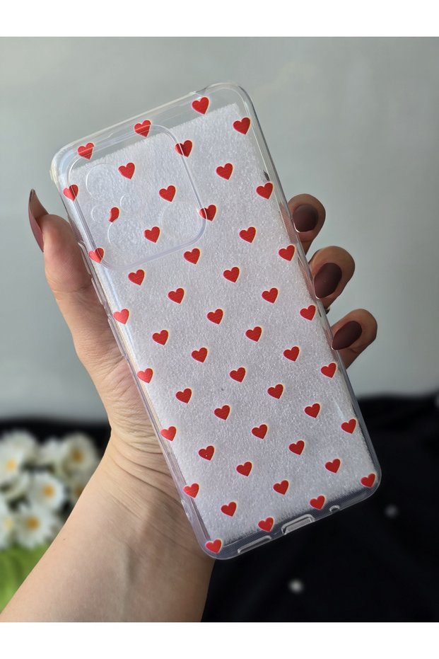 حافظة هاتف شفافة مطبوعة متوافقة مع هاتف Xiaomi Redmi 12C