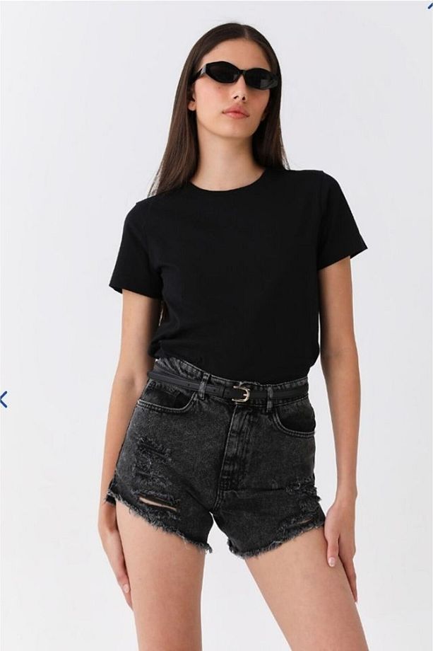Denim şort - 2