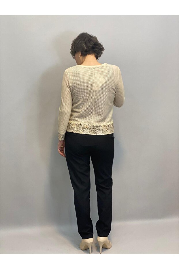 FİLE DETAYLI KETEN CEKET - 6