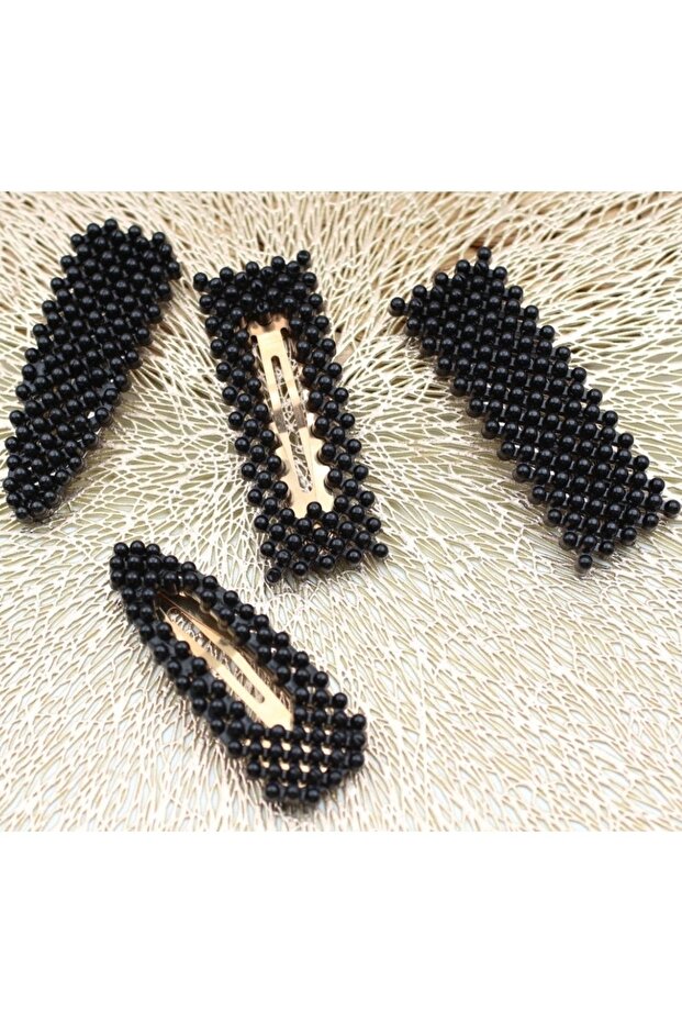 Women's Black 4-Piece Fence Fence Buckle Set