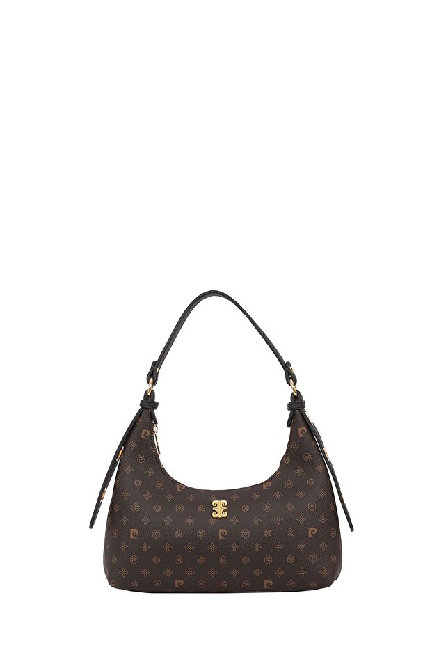Pierre Cardin Kahve Monogram Kadın Omuz Çantası 05PO22K1596