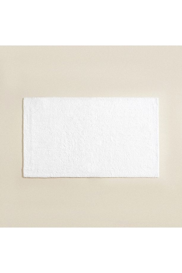 Bamboo Solid Banyo Paspası 40x60 Cm Beyaz - 5