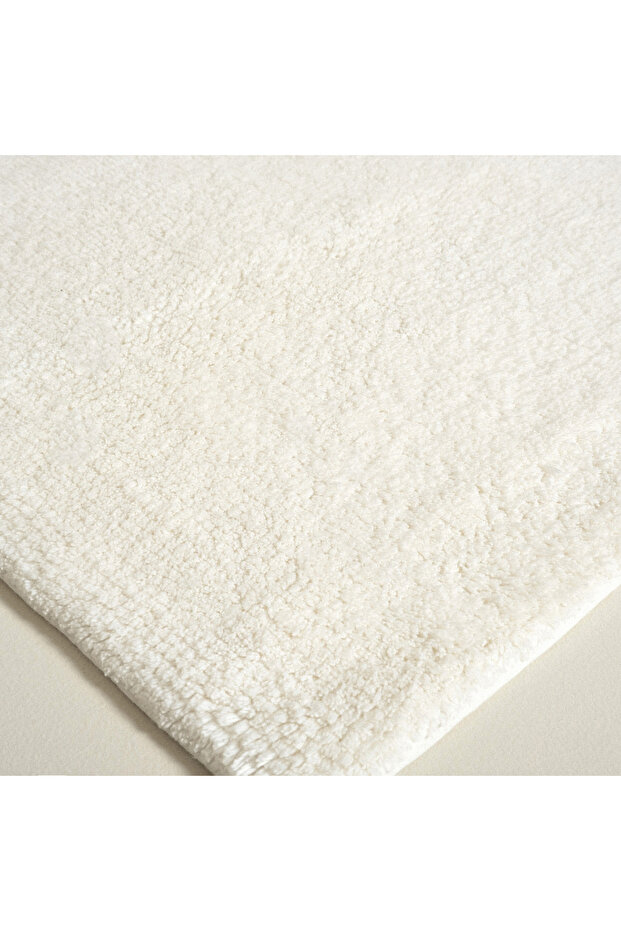 Bamboo Solid Banyo Paspası 60x100 Cm Ekru - 8