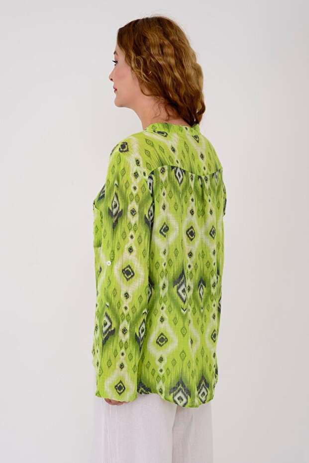 83931 Geometric Patterned Shirt - 3