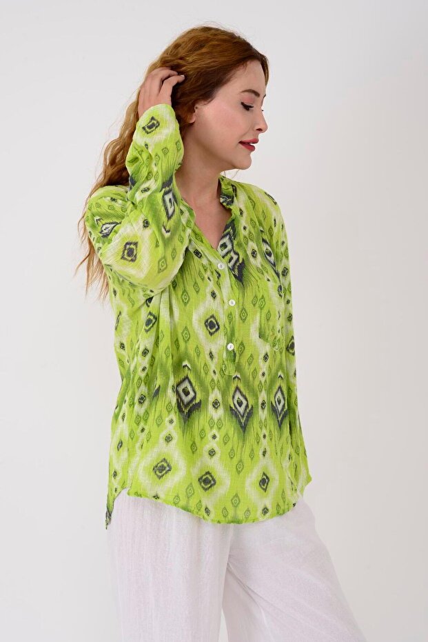 83931 Geometric Patterned Shirt - 6