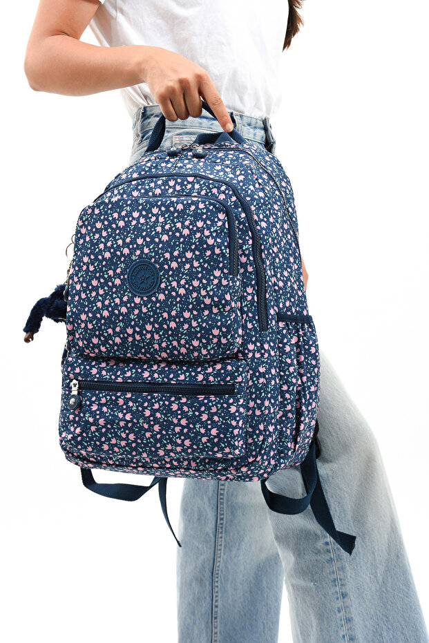 Eba-9512 Klinkır School Bag Backpack Daily Trip Sports Travel Vacation Multi-Compartment Laptop Compartment Pin