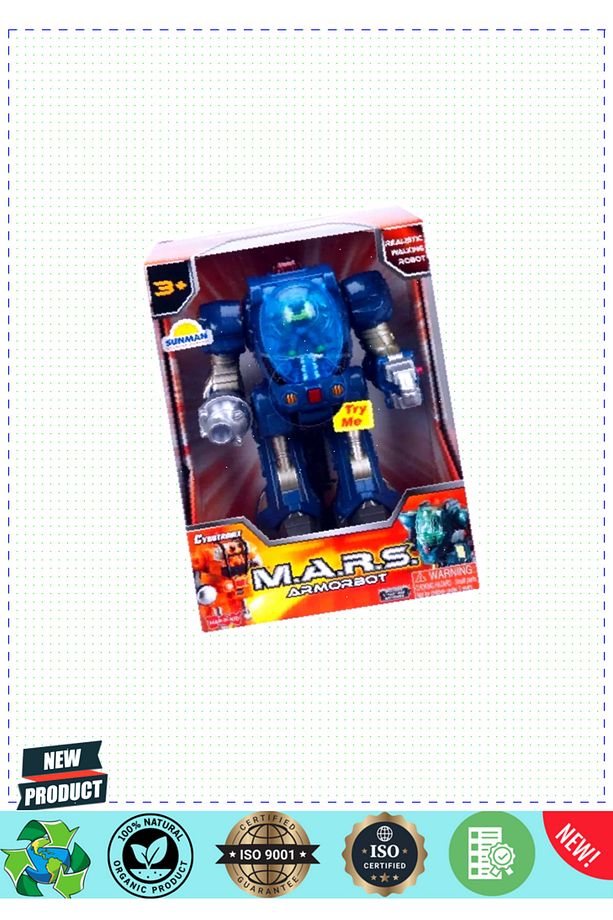 M.a.r.s Sesli Ve Işıklı Zırhlı Robot - 4