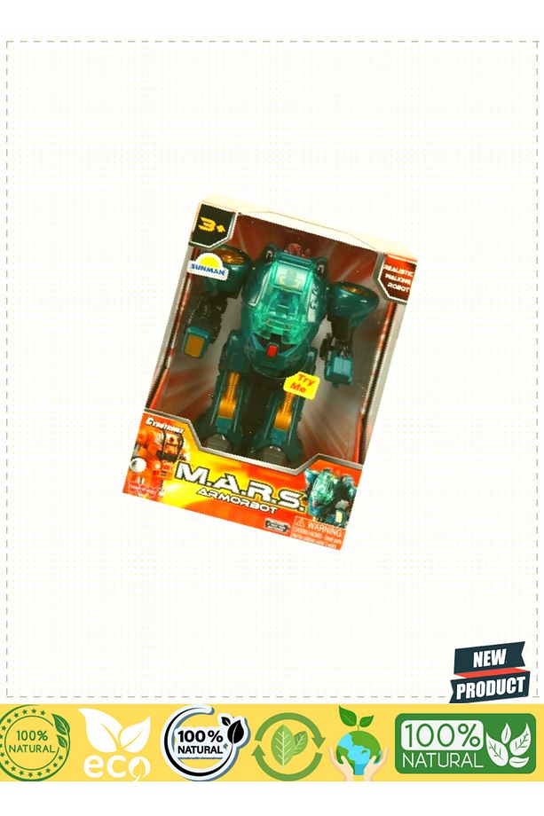 M.a.r.s Sesli Ve Işıklı Zırhlı Robot - 5