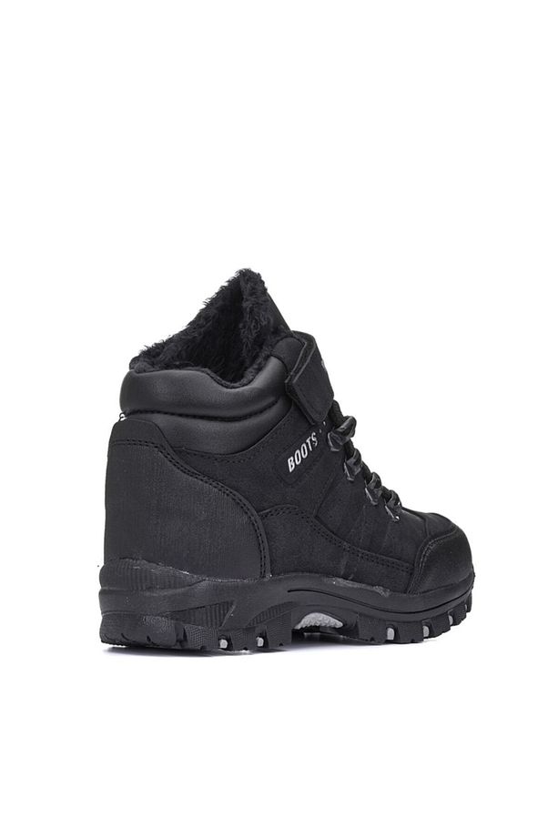 Unisex Çocuk Siyah 0rtopedik Bot - 4