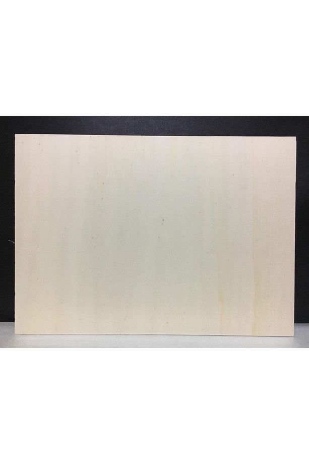 - Kavak Kontraplak - 1 Adet 4 Mm A3 Boyutu (hobi, Yakma, Dağlama) - 1