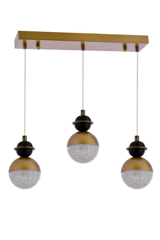 Oshoo Sıralı 3 Renk Yanan 3lü Ledli Yemek Masası Üstü Mutfak Salon Avize Modeli - 5