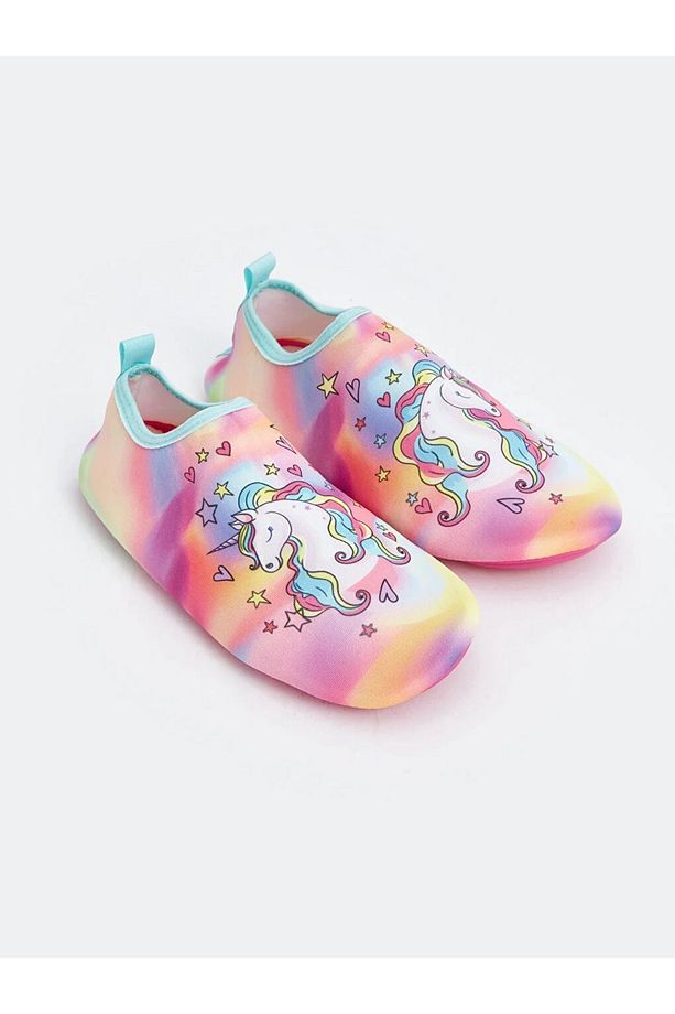 UNICORN Baskılı Kız Çocuk Deniz Ayakkabısı - 1
