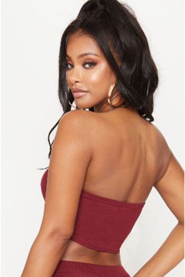 Στράπλες μπλούζα σωλήνα - 2