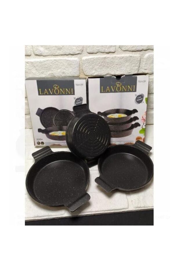 Döküm 3 Parça Sahan Set