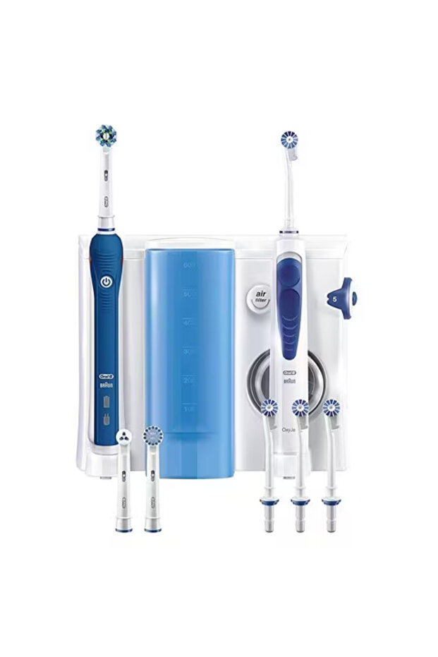 Oral B Oxyjet Cleaning System + PRO2000 Tooth Brush, Water enriched Air microbubbles - OC 501.535.2