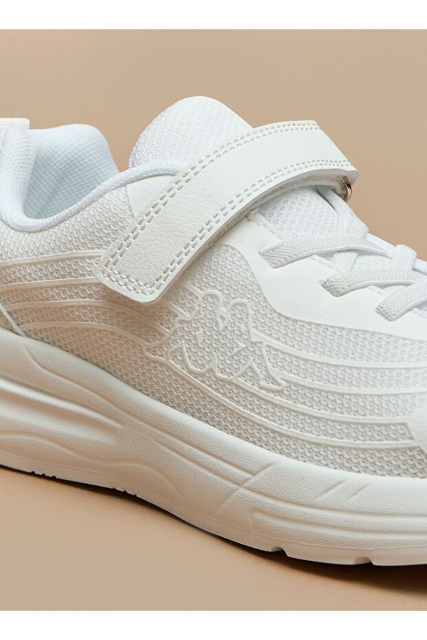 Boys' Mesh Textured Walking Shoes with Hook and Loop Closure - 5