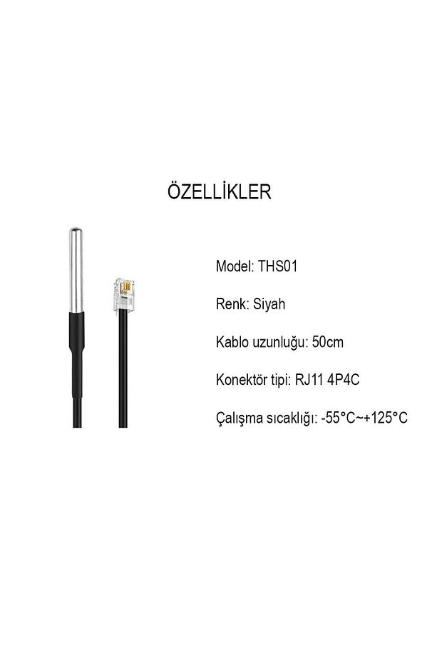 Ds18b20 Su Geçirmez Sıcaklık Sensörü - 3
