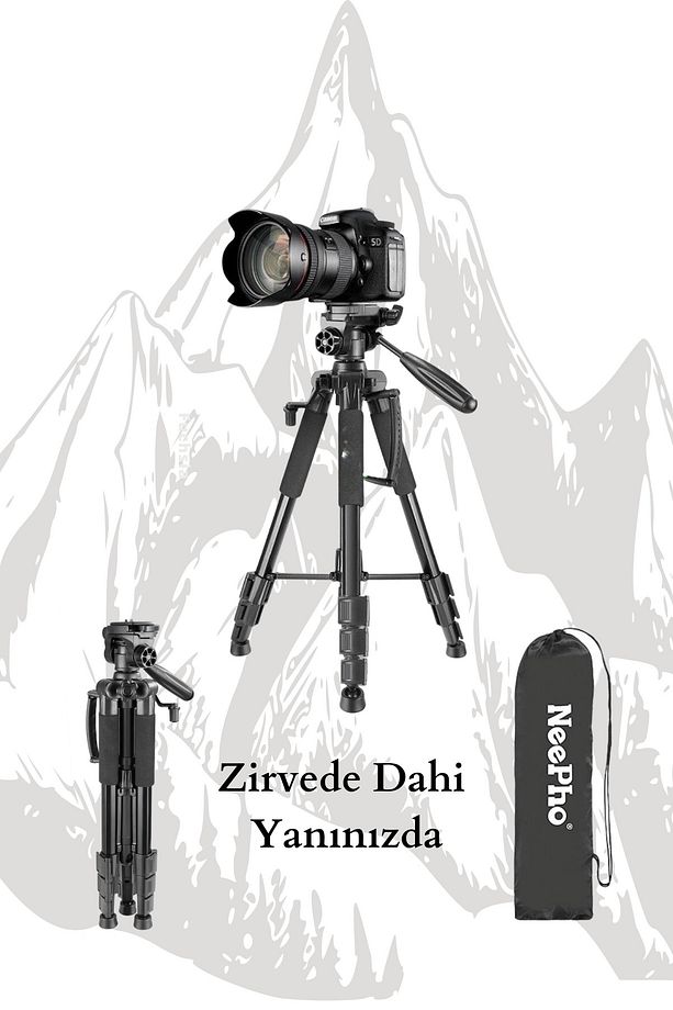 Profesyonel Çok Amaçlı Ayaklıklı Ayarlanabilir Tripod - 2