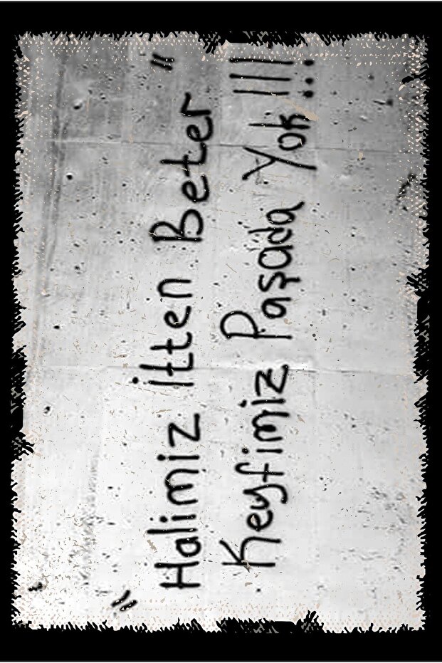 Written Retro Wooden Poster