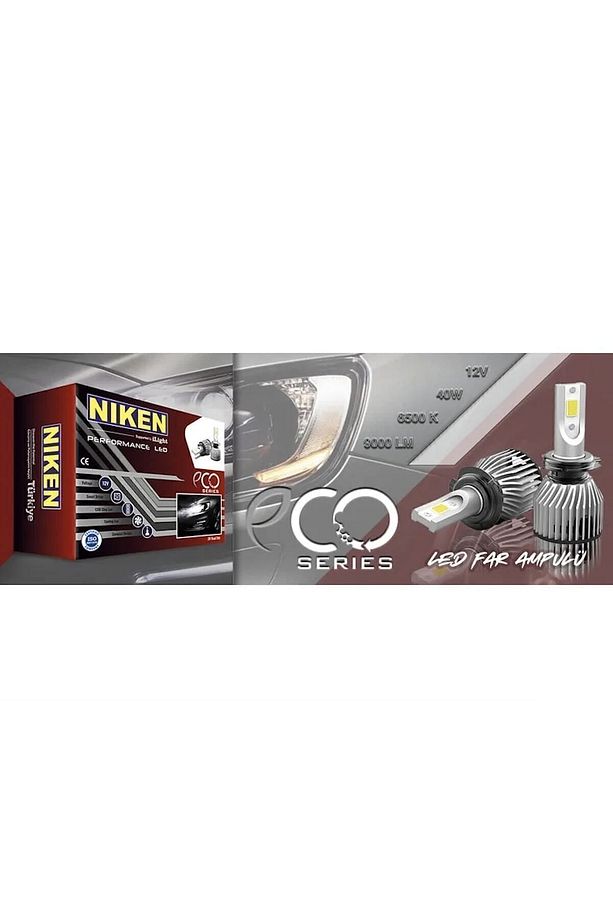 Eco Serisi 12.000 Lümen /h7 / H4 / H11 / H1 / H10 / 9005 / 9006 Led Xenon Far Ampulu - 3