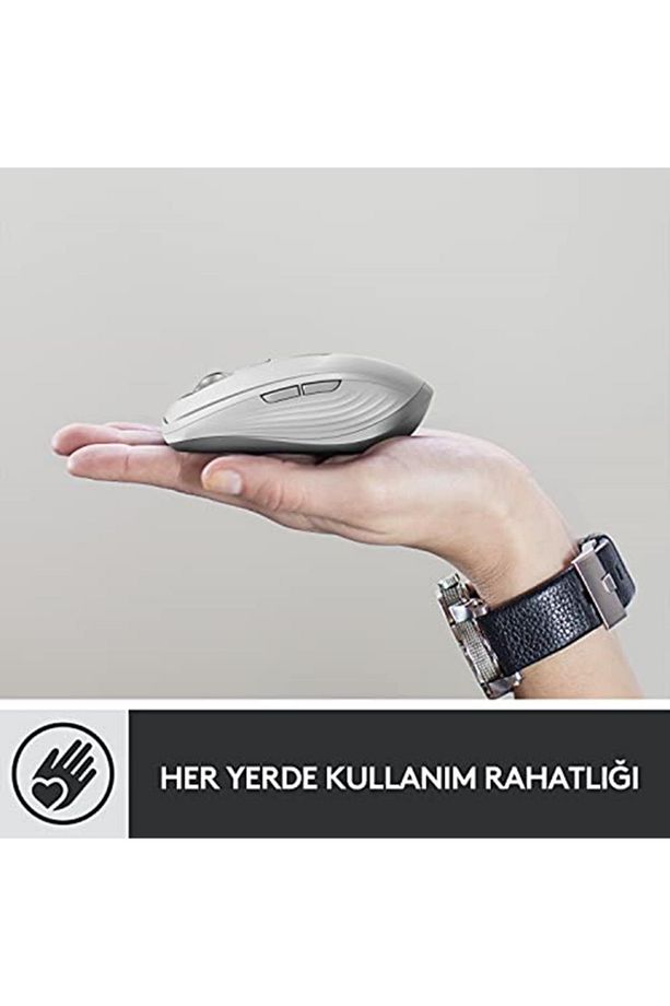 Mx Anywhere 3 Mac Için Kompakt Kablosuz Mouse - Beyaz - 3