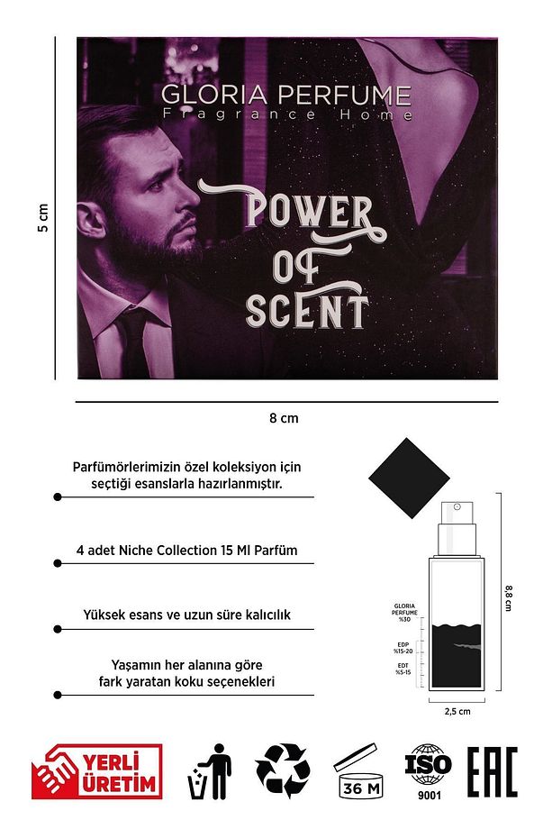Power Of Scent Niche Edp 60 ml Unisex Parfüm Seti 8682923605863 - 3