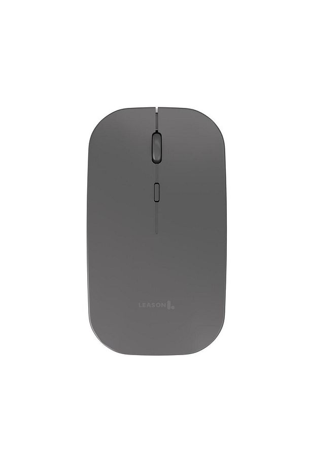 Le101 Hibrit Bluetooth & Wireless Şarj Edilebilir Kablosuz Mouse - Koyu Gri - 1