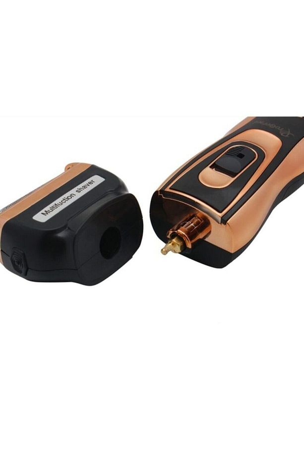 2020 Turbo Pro X Galaxy Gold 3 In 1 Erkek Bakım Seti Saç Sakal Burun Tıraş Makinesi - 5