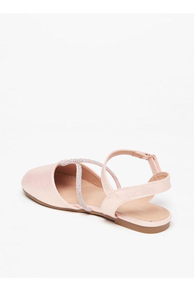 Embellished Ballerinas with Hook and Loop Closure - 3