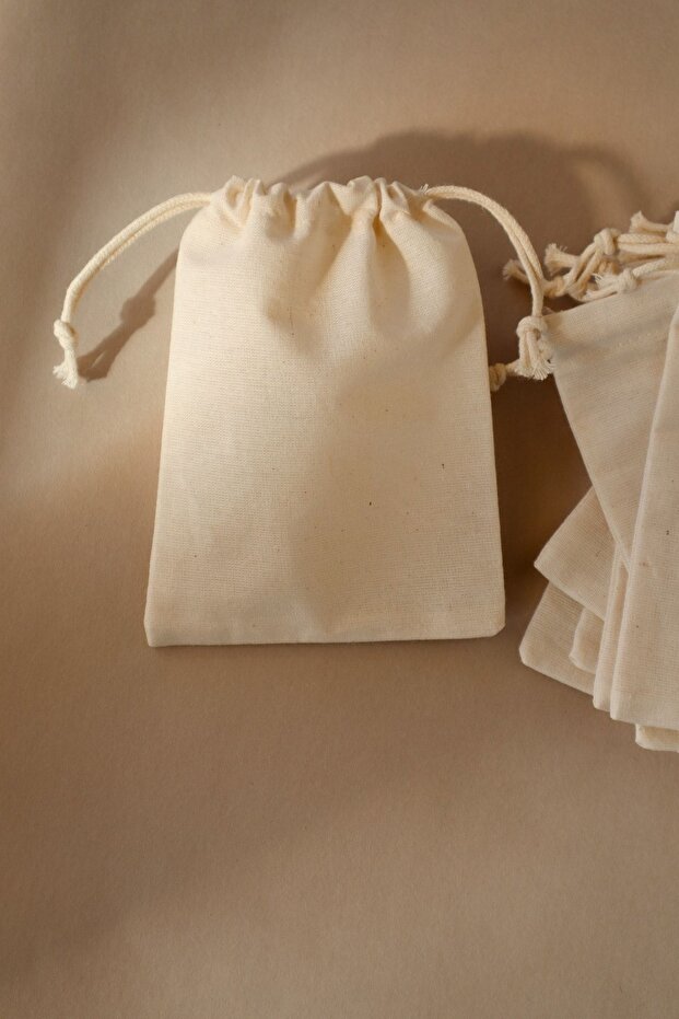 10 Pieces Washable Multi-Purpose Cloth Pouch Organizer 11x15 Cm