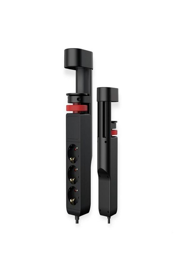 Masa Tutacaklı Akım Korumalı 2xusb-a, 3'lü Priz, Pd 20w 1usb-c Tepe-c Çoklayıcı Tutacaklı Priz - 5