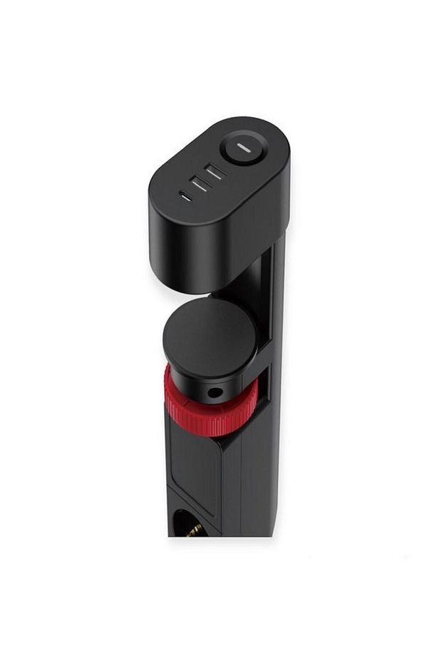 Masa Tutacaklı Akım Korumalı 2xusb-a, 3'lü Priz, Pd 20w 1usb-c Tepe-c Çoklayıcı Tutacaklı Priz - 4