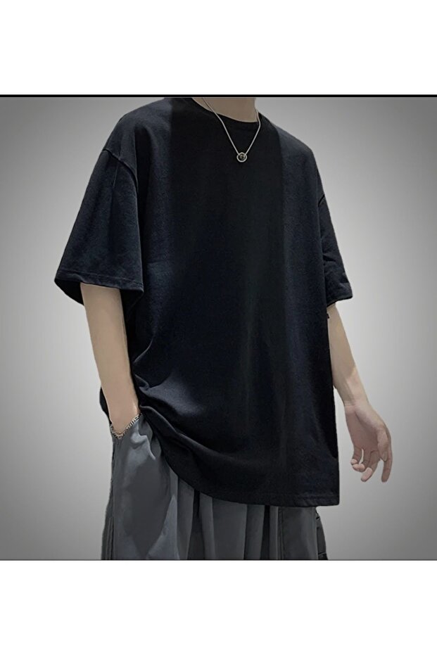 Oversize Tshirt Oversize Siyah - 1