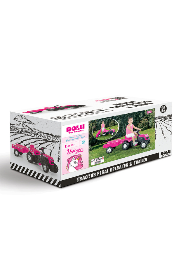 Unicorn Römorklu Pedallı Traktör 2508 - 1