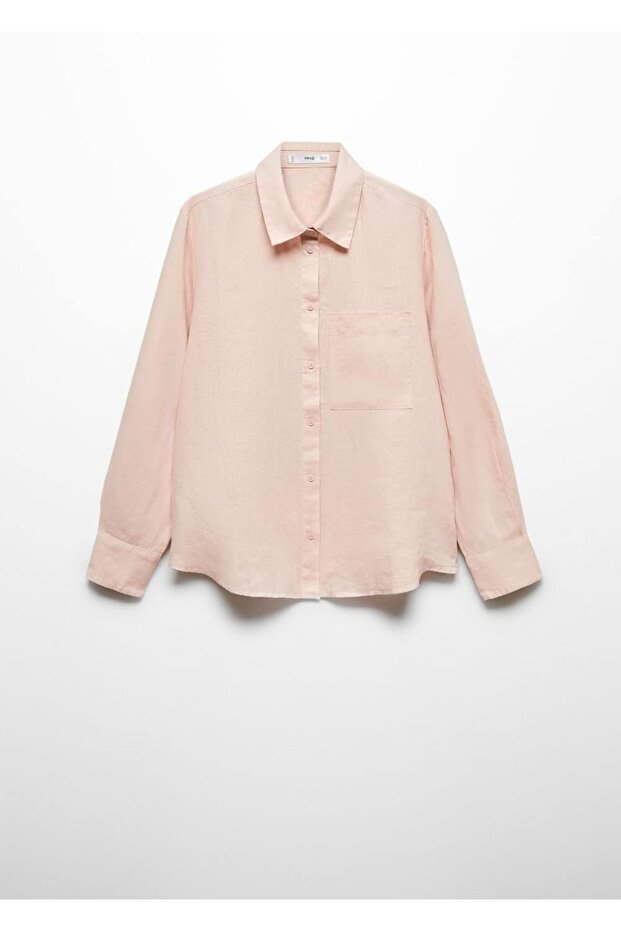 %100 keten gömlek - 3