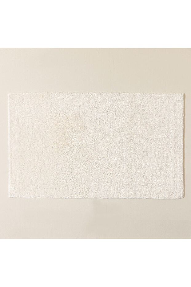 Bamboo Solid Banyo Paspası 70x130 Cm Ekru - 1