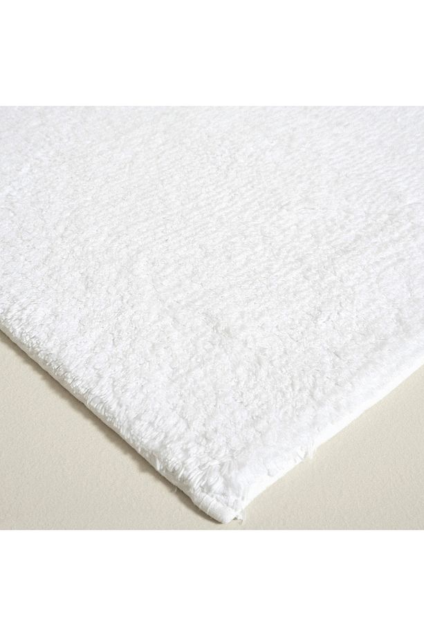 Bamboo Solid Banyo Paspası 40x60 Cm Beyaz - 7