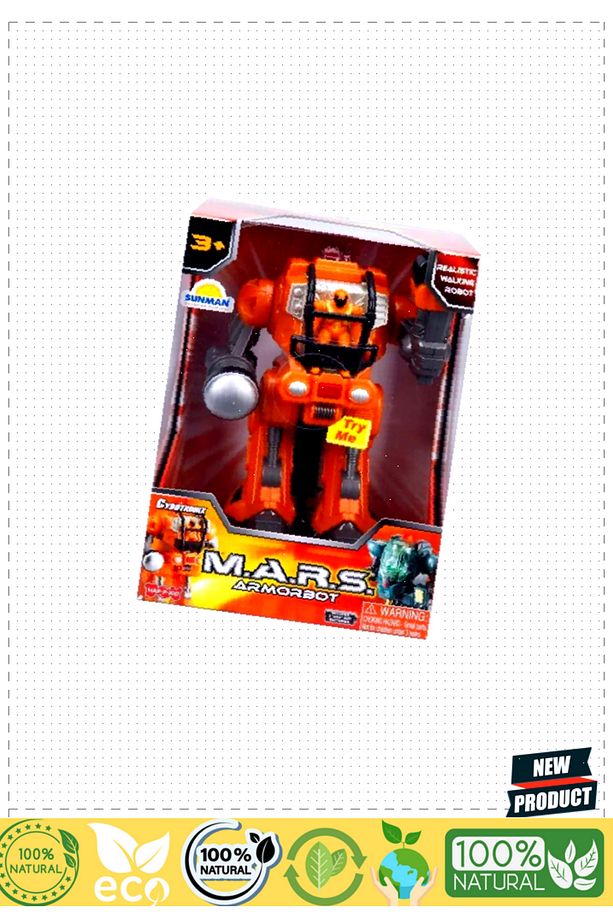 M.a.r.s Sesli Ve Işıklı Zırhlı Robot - 3
