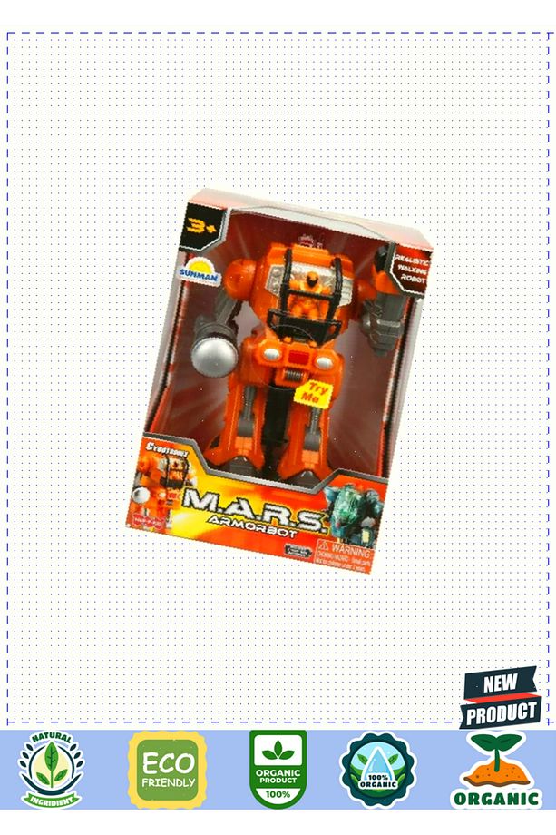 M.a.r.s Sesli Ve Işıklı Zırhlı Robot - 6