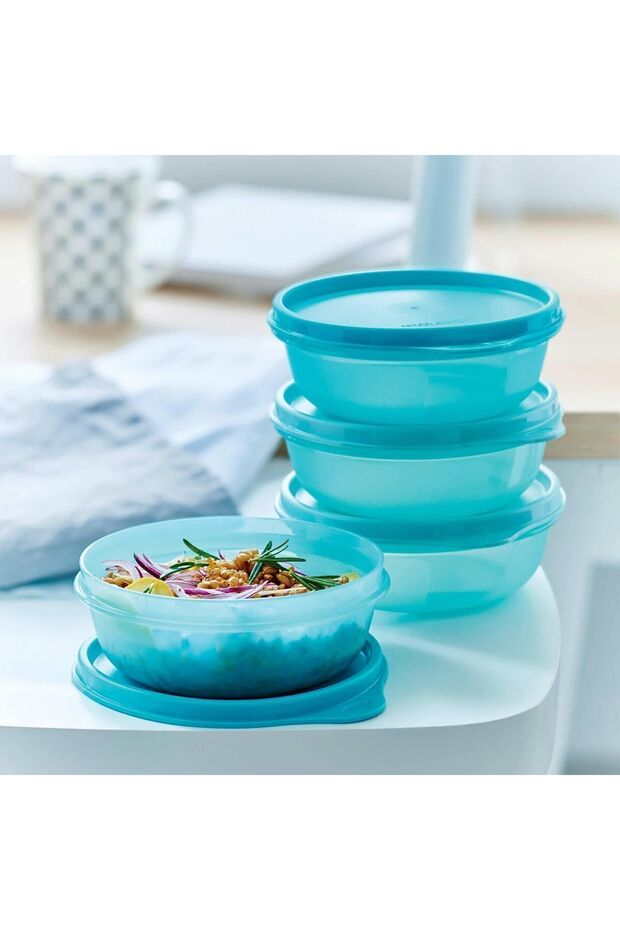مجموعة حاويات تخزين وخدمة مكونة من 4 قطع 300 مل - 4