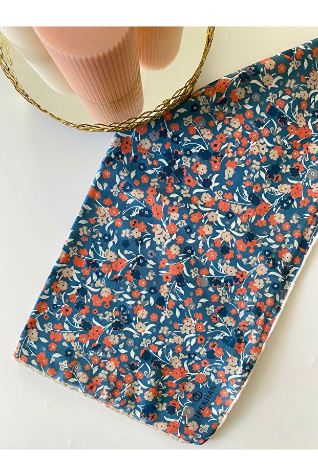 Thin Cotton Begonia Patterned Scarf - 1