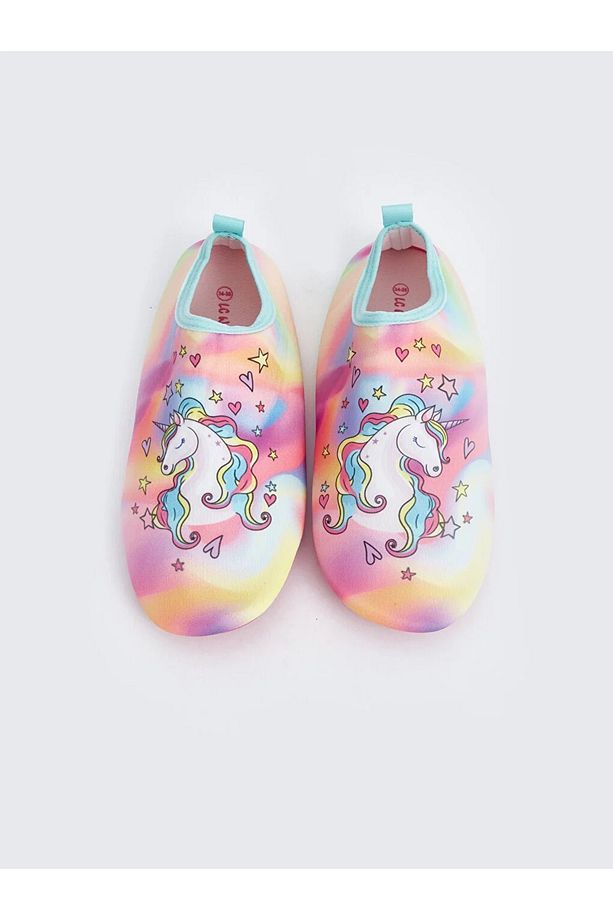 UNICORN Baskılı Kız Çocuk Deniz Ayakkabısı - 3