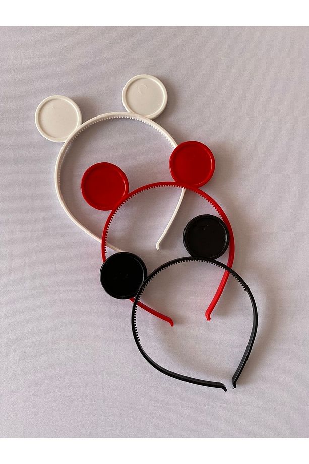 Çocuk 3 Adet Mickey Mouse Taç - 1