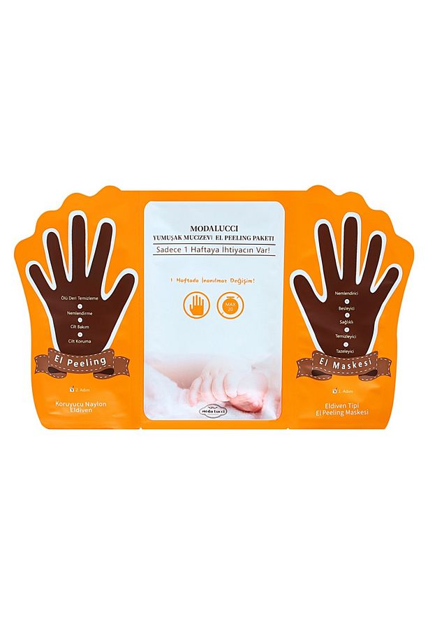 YUMUŞAK MUCİZEVİ SOYULAN EL PEELİNG MASKESİ 2'LI - 4