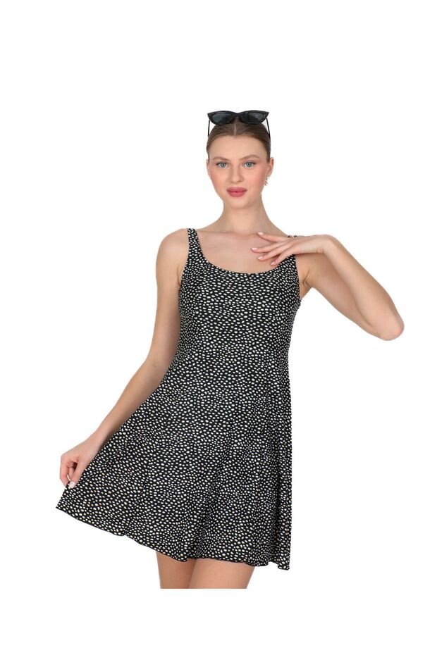 Puantiyeli Elbise Mayo - 2