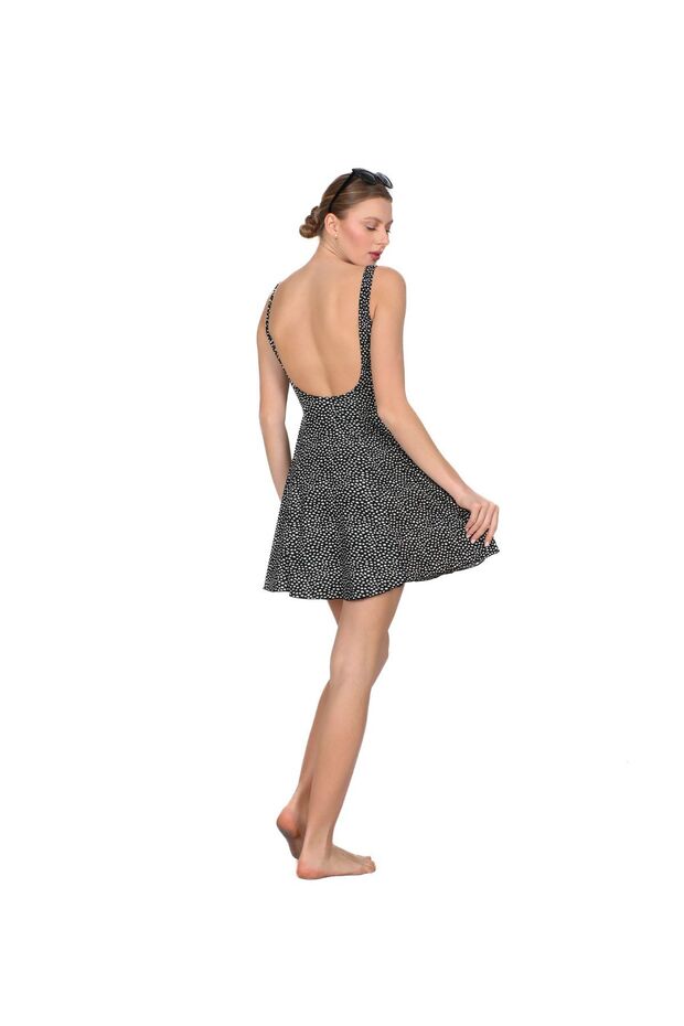 Puantiyeli Elbise Mayo - 5