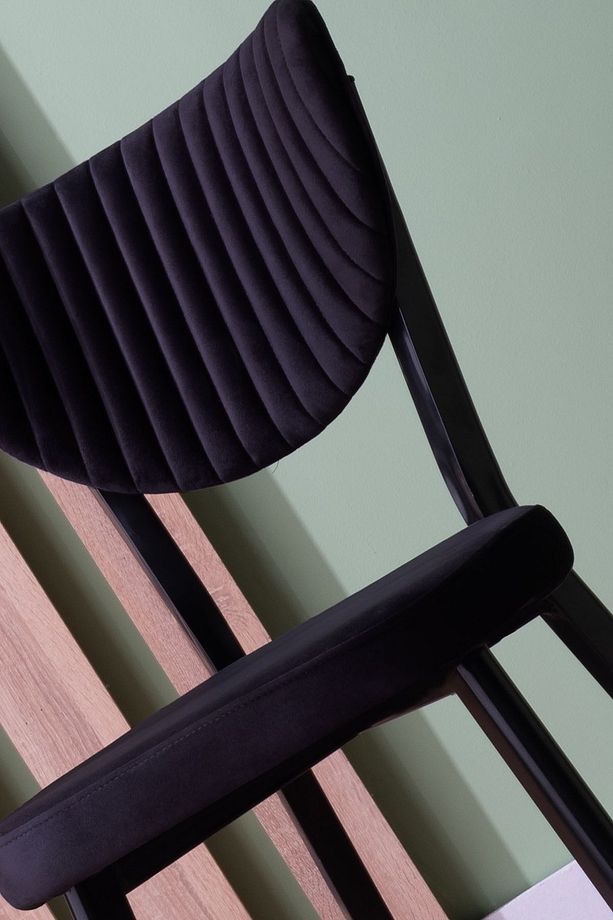 Kütük Desenli MDF Elma Mutfak Masa Takımı 4 Sandalyeli Salon Yemek Masa Takımı - 5