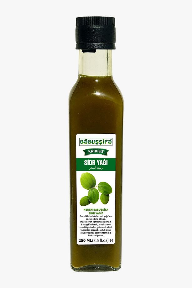 Es-Sidre Orijinal Sidir Sidr Yaprağı Yağı Manevi Terapi 250ml Sidr Oil - 1